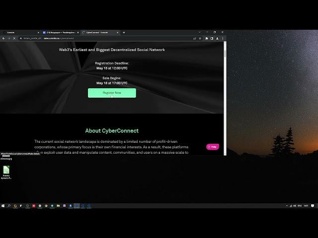 CoinList | Регистрация в сейл CyberConnect