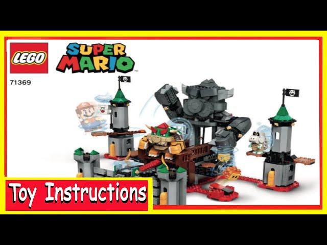 Bowser's Castle Boss Battle -  71369 ( Lego Building instructions)  @BrainyNerd