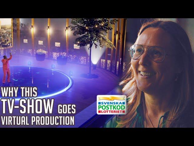 Virtual Production TVshow Behind the scenes Interview | Postkodlotteriet Grannyra | Unreal Engine