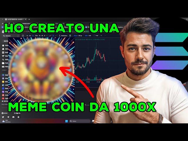 Come Creare e Vendere la tua Crypto Meme Coin su Solana  (MENO di 5 minuti)