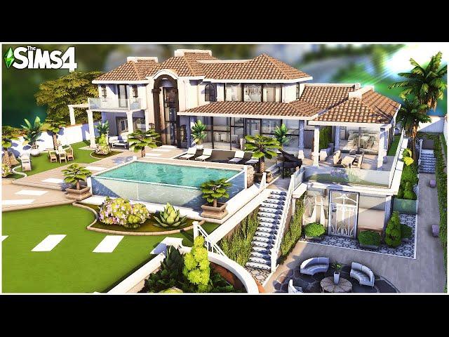 Sims 4 Walkout Basement Mansion [No CC] - Sims 4 Speed Build | Kate Emerald