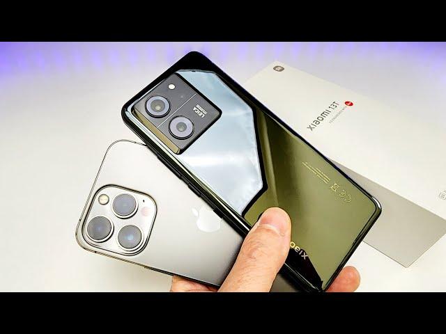 XIAOMI 13T против IPHONE - СРАВНЕНИЕ!  Кто  АЙФОН 15 или СЯОМИ