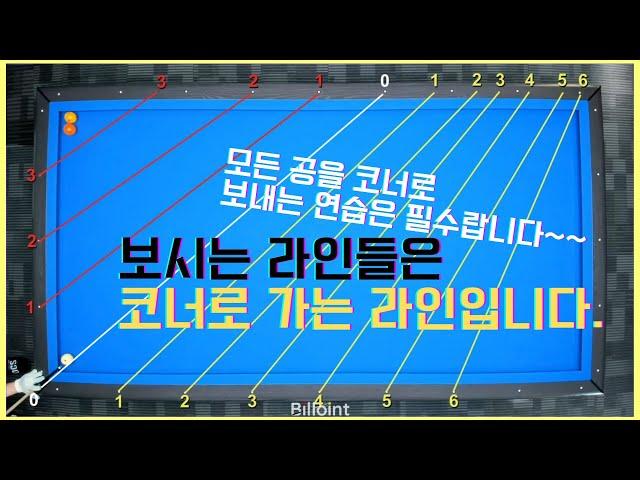 코너도 못치면서 어떻게 다른공을 치겠습니까?!! 무조건 시청하세요! [당구왕김빠따] #당구