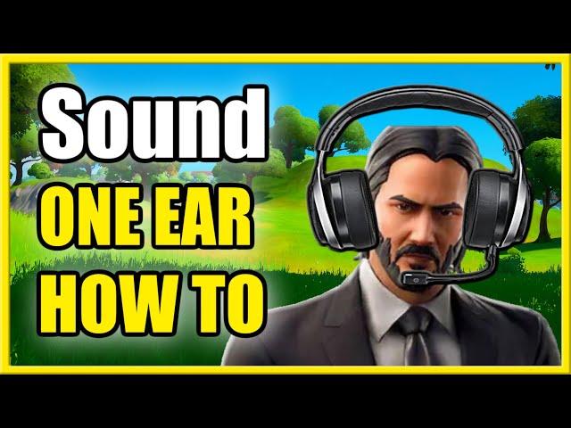 How to FIX Headphones with Sound in One EAR on Windows 10 or 11 (Fast Tutorial)