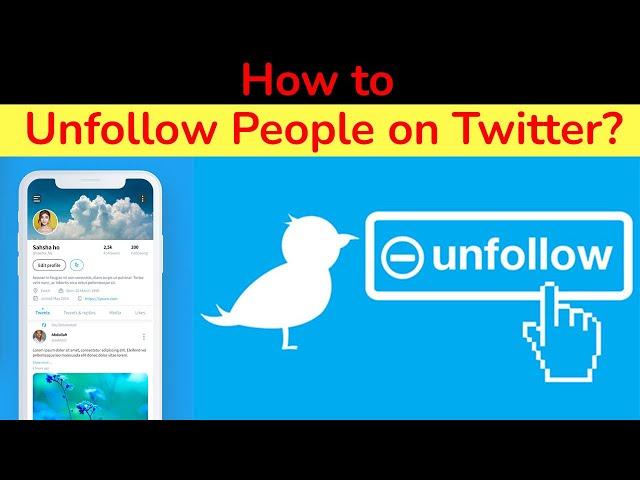 How to Unfollow People on Twitter?