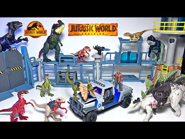 NEW Jurassic World Play-Set & Dino Trackers Toys Collection! Indoraptor, Atrociraptor, Velociraptor