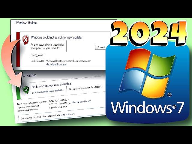 How to Fix Windows 7 Update Error 80072efe 2024