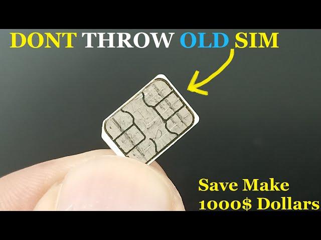 Don't Throw Your Old Sim Card Get Free Internet Wifi