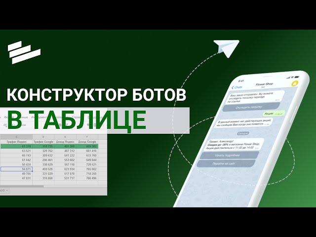 Телеграм-Бот через Google-таблицы (без кода)