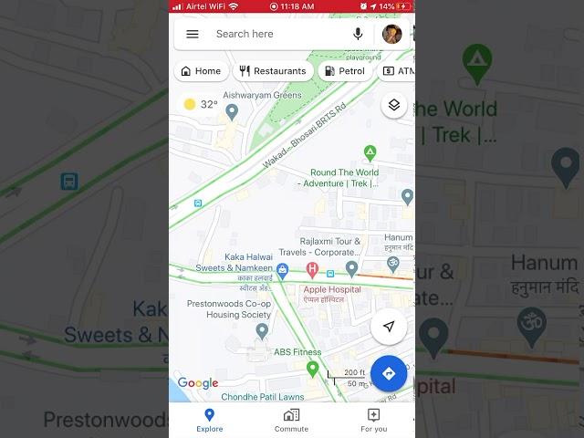 Find GPS coordinates on Google Map