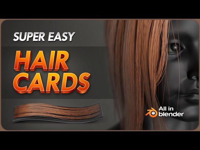 How to Easily Create Hair Cards in Blender (Full Guide)