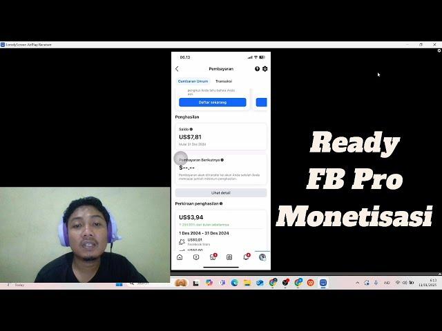 Ready Fb Pro Monetisasi Tinggal Ubah Rekening