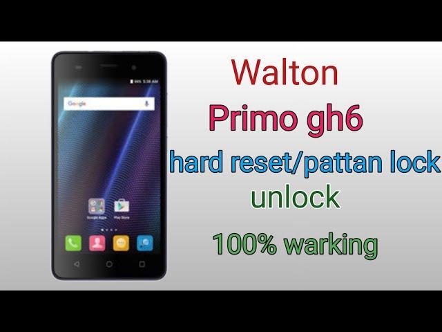 How to Walton primo gh6 hard reset।walton primo gh6 factory data remove 2021