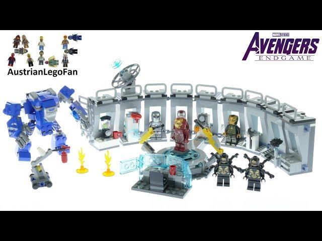 Lego Avengers Endgame 76125 Iron Man Hall of Armor Speed Build