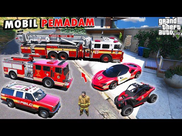 Aku Koleksi Semua MOBIL PEMADAM KEBAKARAN TERLANGKA di GTA 5