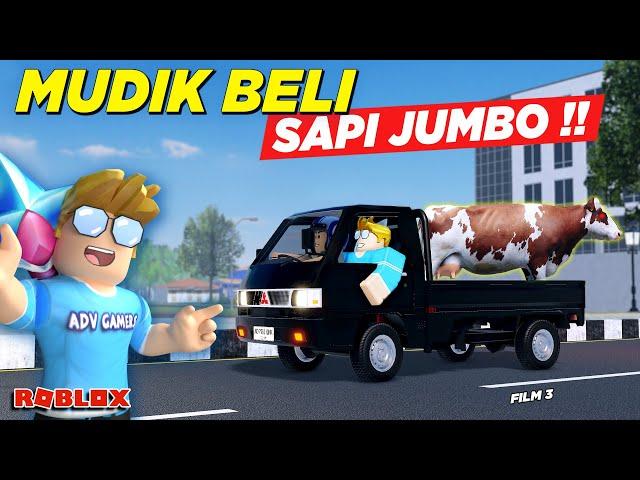 MUDIK LEBARAN KE DESA BELI KURBAN SAPI RAKSASA !! CDID ROLEPLAY FILM - Roblox Indonesia