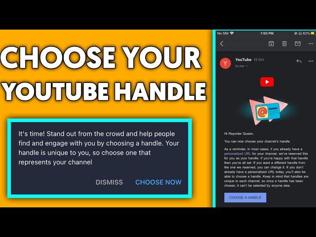 You can now choose your youtube handle || Youtube handle update || TECHNICAL SHEZADI