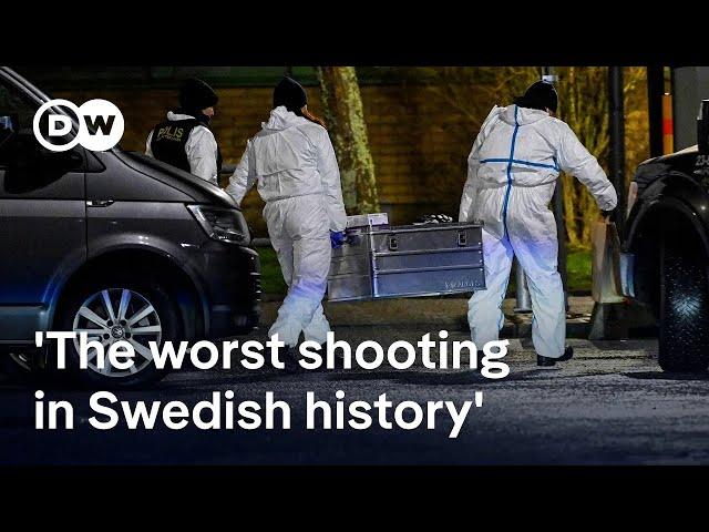 Sweden shooting update: Police believe gunman acted alone | DW News