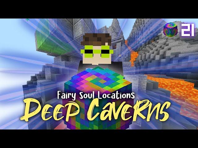 Deep Caverns Fairy Souls (21/21) - Hypixel Skyblock