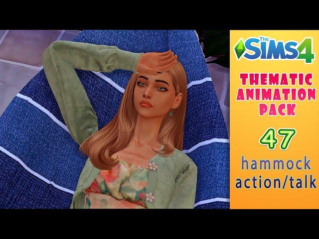 The Sims 4 Custom Animations | Hammock | 47 | Free | Download