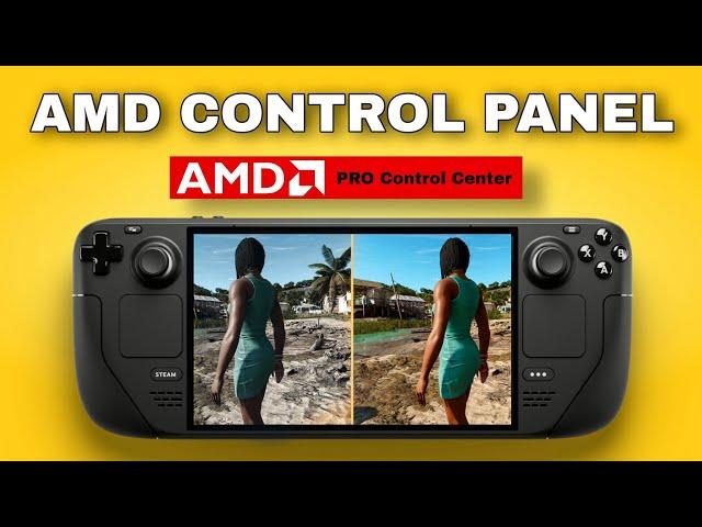 Get AMD Control Center on Steam Deck Windows 10 11 | GAME CHANGER!