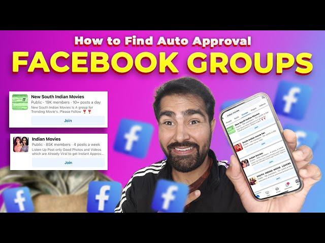 How to Find Facebook Auto Approval Groups in 2024  Facebook Group Finder Software