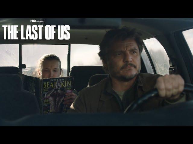 Ellie Reads Magazine Scene - The Last of Us HBO Show