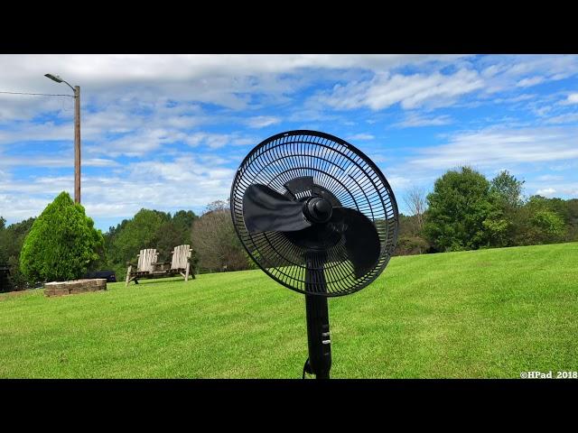 Comfort Zone Pedestal Fan Destruction