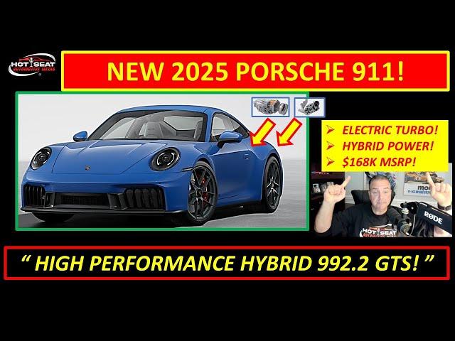 New Porsche 911 GTS Hybrid!  The 992.2 Porsche announced! #porsche #cars #newcar #carreview