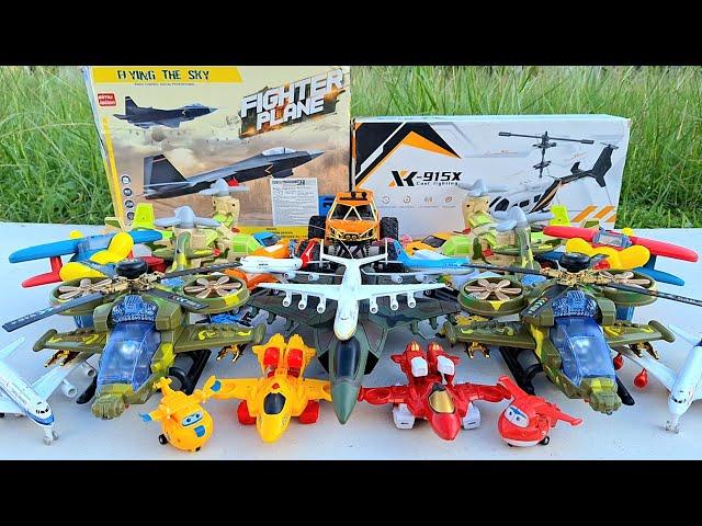 Unboxing And Testing Pesawat Terbang,Rc Helikopter,Jet Fighter,Airbus,Aircraft,Truk Molen,Rc Cars.