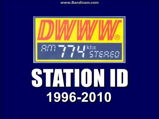 DWWW 774 AM Stereo - Station ID/Jingle 1996-2010