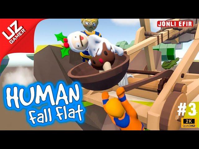 Human Fall Flat #3| FEZOT, ZEALPLAY, BEKJAAN, BARON va AKALAR BILAN | O`ZBEK TILIDA | 2k