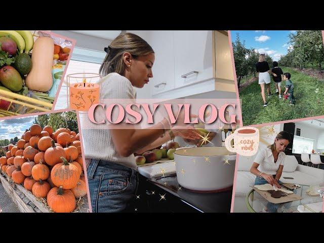 COSY VLOG Activité automnale Haul courses Menu de la semaine Recette