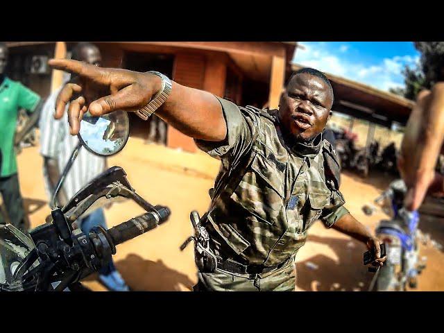 ANGRY COP in BURKINA FASO | Motorcycle World Tour | Africa #31