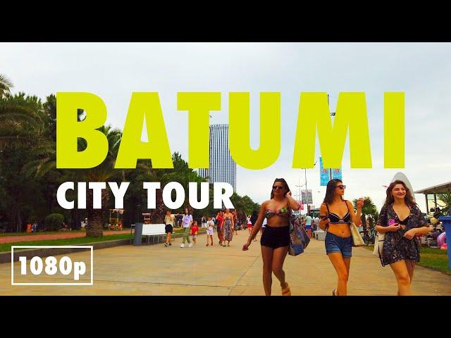 Boulevard Walking Tour - Batumi, Georgia  (1080p) - ️ Summer 2022  | A Walk in Batumi