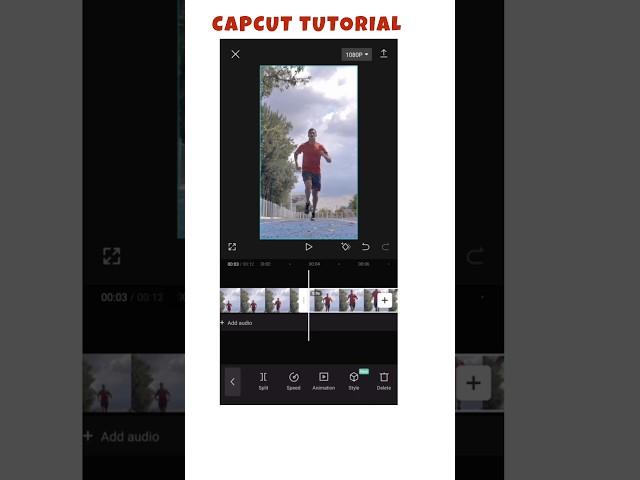 Capcut Tutorial - How to Reverse a Video ! #shorts #capcut