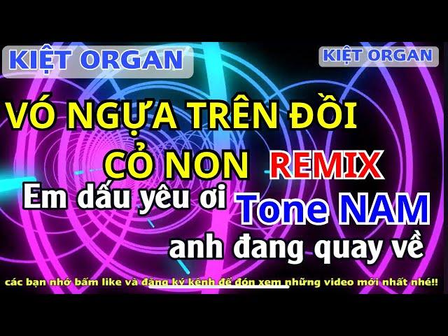 karaoke vó ngựa trên đồi cỏ non remix tone nam