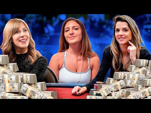 Poker Goddesses Casually DESTROYING Poker Pros!