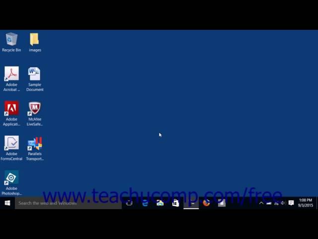 Windows 10 Tutorial About Windows Microsoft Training