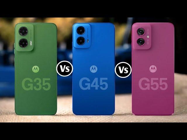 Motorola G35 5G Vs Motorola G45 5G Vs Motorola G55 5G