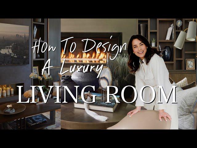 HOW TO DESIGN A LUXURY LIVING ROOM | Behind The Design | LGCineBeam