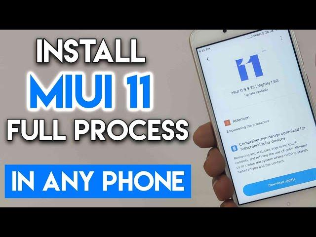 How To Install Miui 11 In Redmi Note 7 Pro , 5 Pro , 5A etc | Officially Install Beta Update