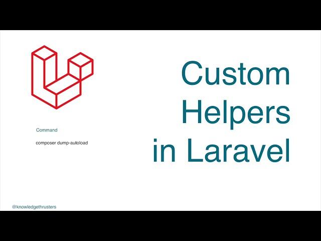 Custom Helper in Laravel | Laravel Tutorial