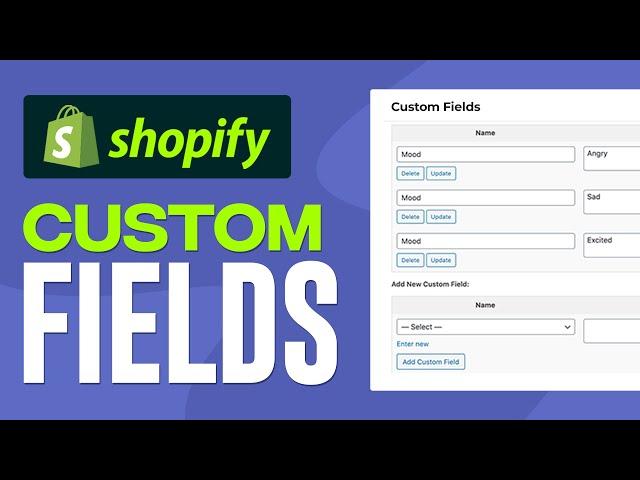 How To Add Custom Fields To Products On Shopify (2024) Step By Step Tutorial