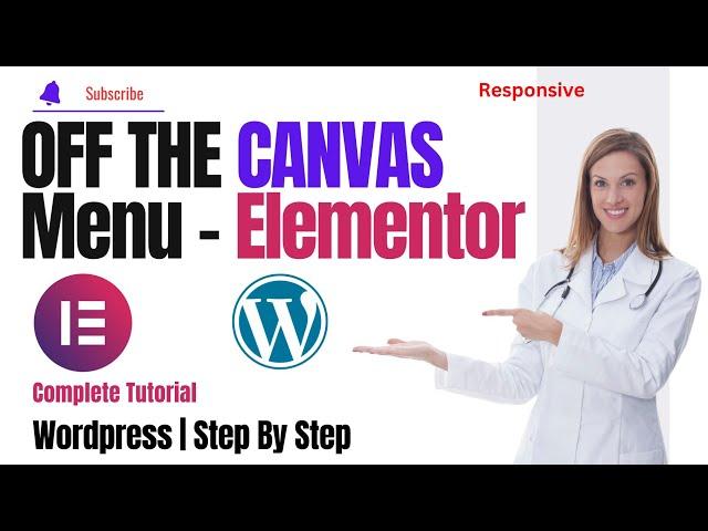 How to Create Off Canvas Menu Pop-Up in Elementor | Step-by-Step WordPress MENU Tutorial