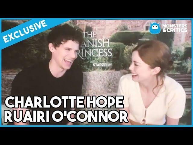 Charlotte Hope and Ruairi O'Connor spill secrets behind filming The Spanish Princess