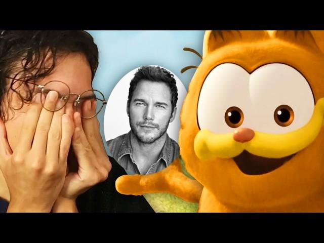 we watched Chris Pratt's Garfield... it's interesting...