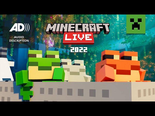 [AUDIO DESCRIPTION] Minecraft Live 2022