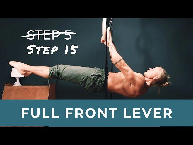 Front lever feels IMPOSSIBLE? Try this! || The Lost Front Lever progressions - Tutorial