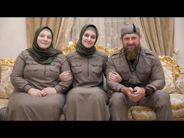 How many wives and children does Ramzan Kadyrov have